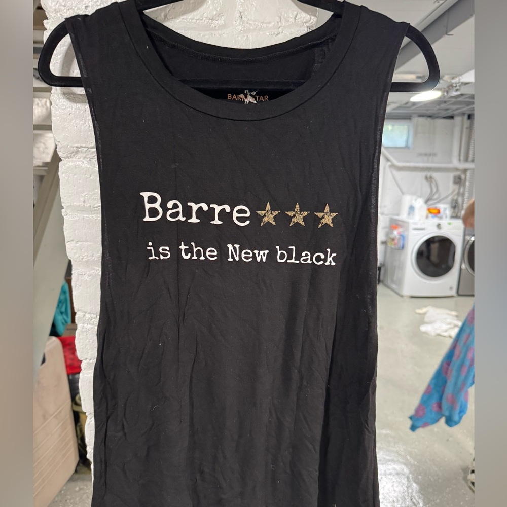 Barre Star “barre is the new black” Tank